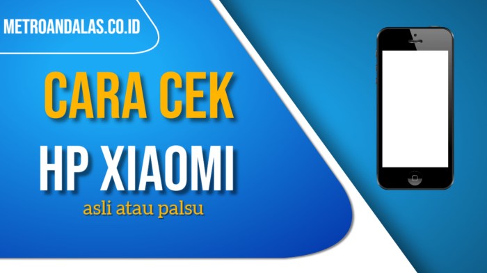 Cara cek hp xiomi yang hilang