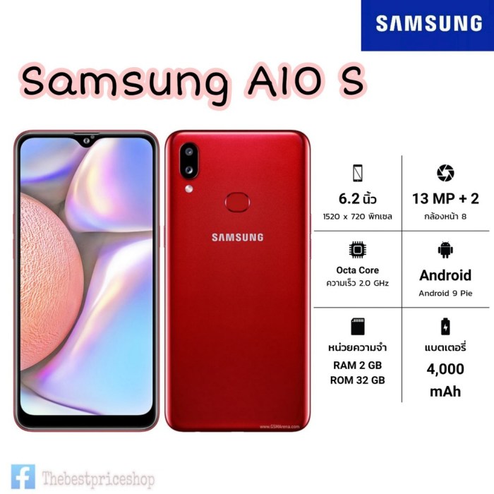 Samsung galaxy a10s ram berapa