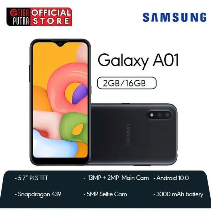 Samsung galaxy a01 ram berapa