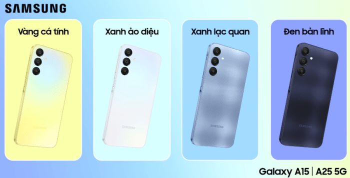 Samsung Galaxy A25 5G with 6.6″ FHD+ 120Hz AMOLED display, Galaxy A15 ... Samsung galaxy a15 ada warna apa saja