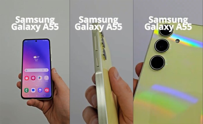 رنگ خاص گلکسی A55 سامسونگ را پیش از معرفی رسمی ببینید + ویدئو - ترنجی Samsung galaxy a55 warna apa saja