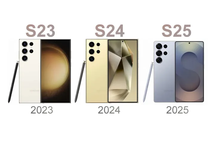 Samsung Galaxy S23, S24, dan S25