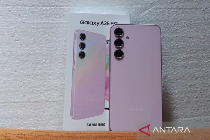 Samsung A35 5G, ponsel harga Rp5 jutaan dengan banyak keunggulan ... Samsung galaxy a35 warna apa saja
