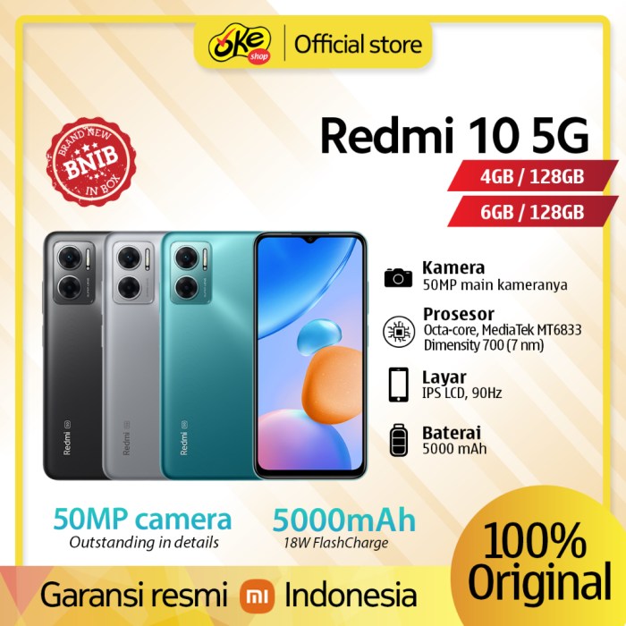 √ Harga Redmi 10 5G Terbaru 2023 Serta Kelebihannya Redmi 10 5g