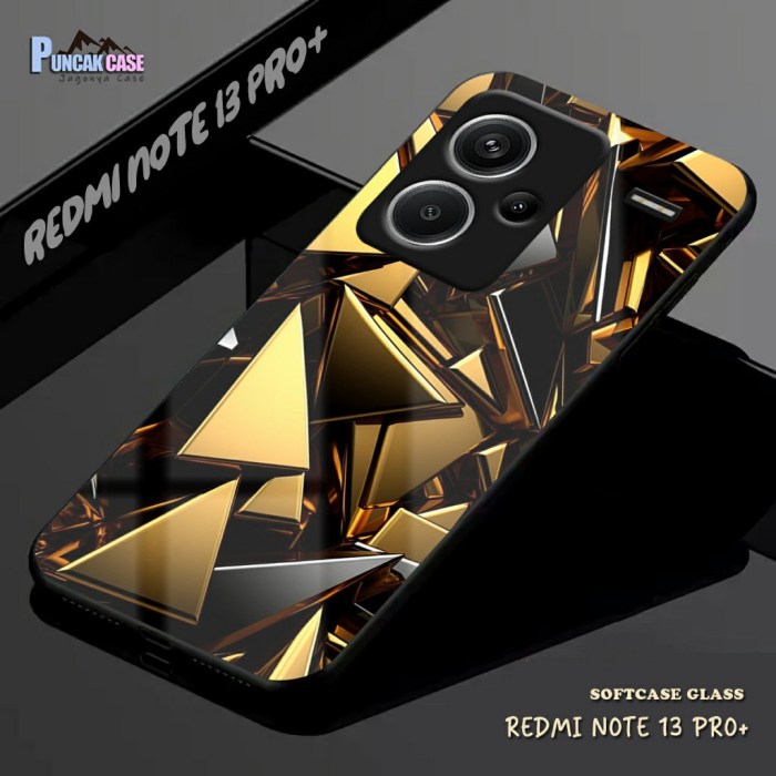 Jual Softcase Glass Kaca REDMI NOTE 13 4G/5G 13 PRO 4G/5G 13 PRO PLUS ... Hp redmi 13