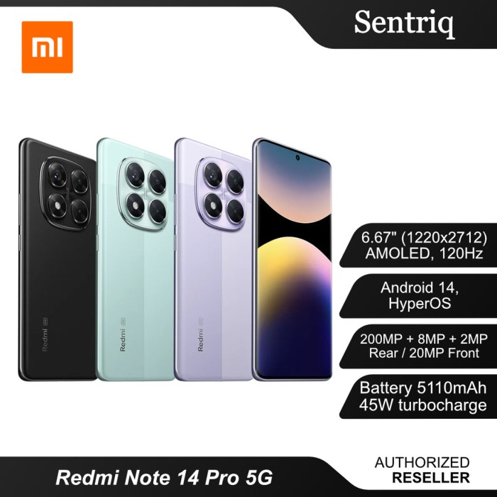 Redmi note 14 pro 5g harga
