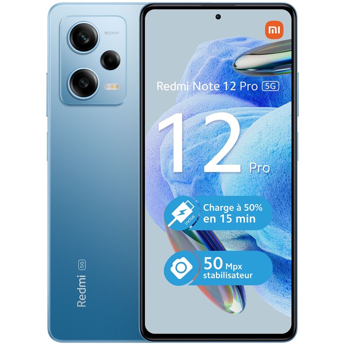 Xiaomi Redmi Note 12 Pro 5G Blue (6GB / 128GB) - Mobile phone ... Xiaomi note 12 pro